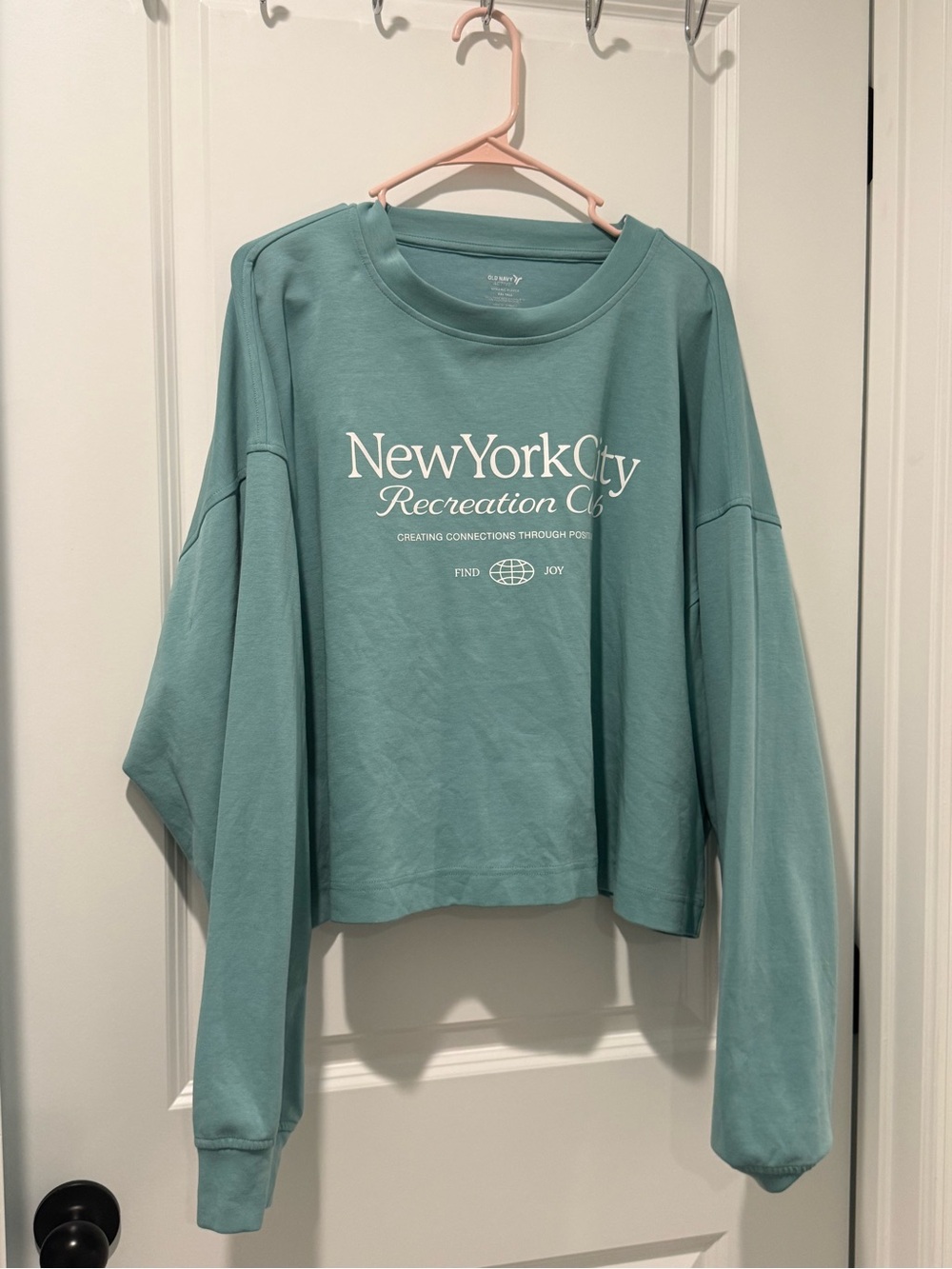 New York City Recreation Club Teal Crewneck Sweatshirt